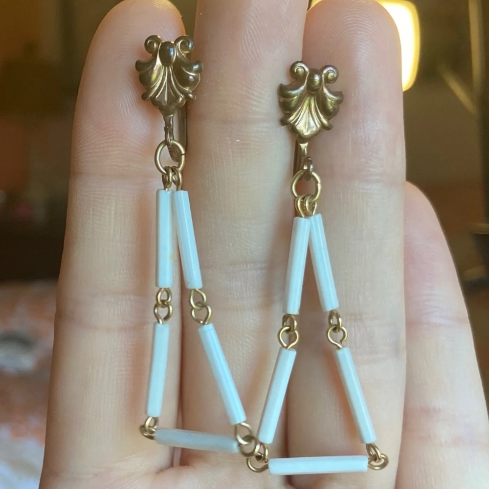 Vintage Necklace Earrings Set